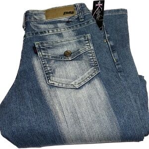 Denim Mid Rise Bootcut Jeans